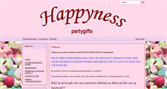 Desktop Screenshot of happyness-partygifts.nl